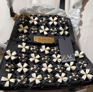 Nwt Zac ZacPosen Black backpack/shoulder and top handle bag.